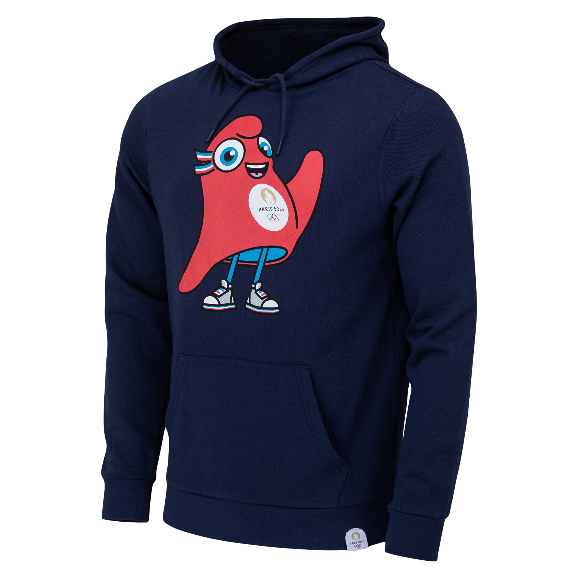 Paris 2024 Olympics Mascot Hoodie - Navy - Kids
