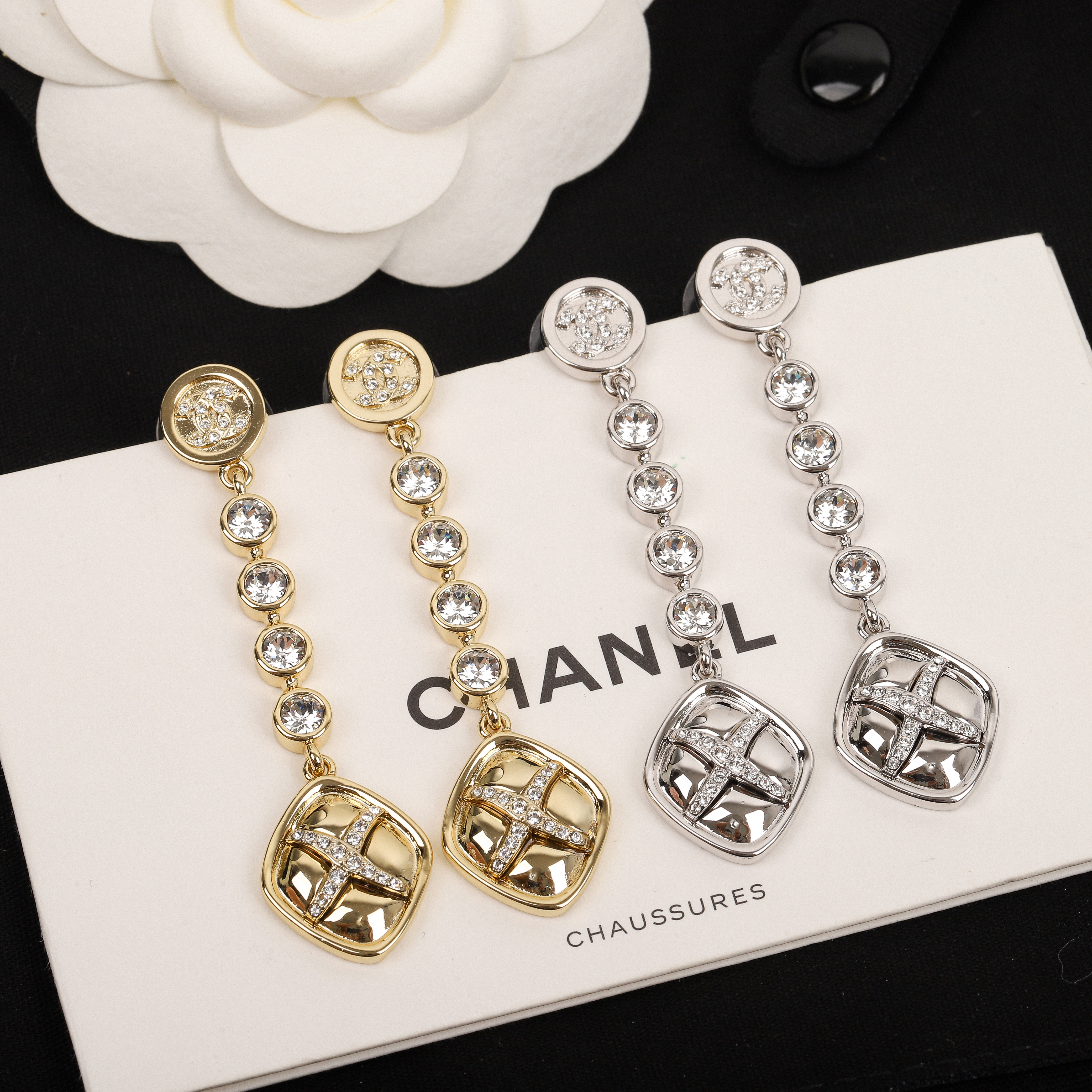 TOP CHANEL Earrings- 2 Colors