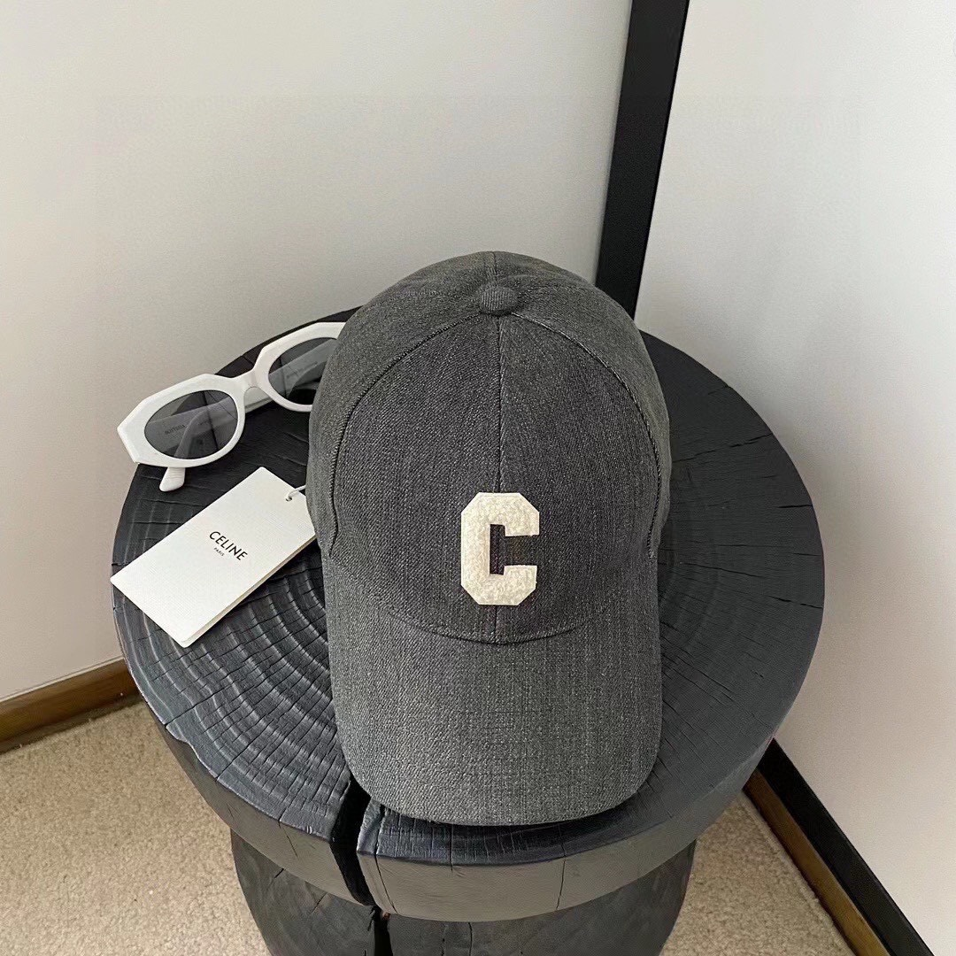 Ceiline Letter Wmbroidery Cap Sunhat （Replica）