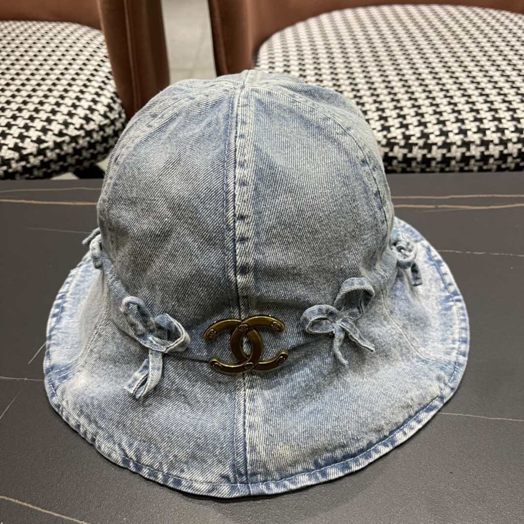 TOP CHANEL Cowboy Fisherman Hat - 3 Colour