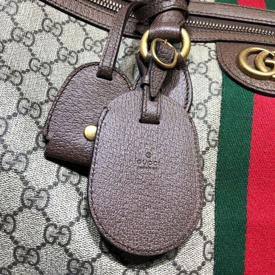 TOP GUCCI Ophidia Cary On Duffle Medium