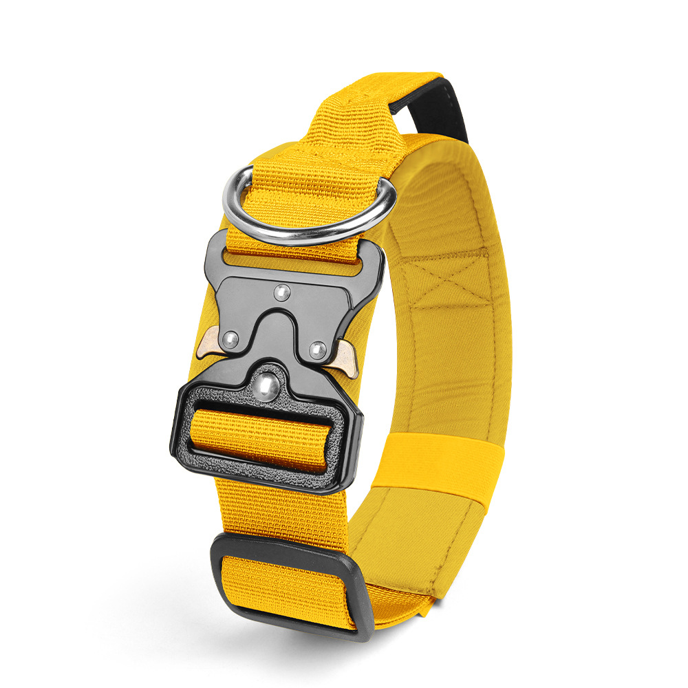 New dog collar: bite-resistant, waterproof, tactical dog collar, adjustable pet tactical collar, dog leash - PawPro UK