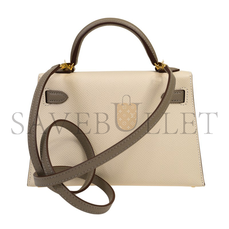 HERMES MINI KELLY EPSOM GOLD HARDWARE 195592 (19*12*5.5cm)