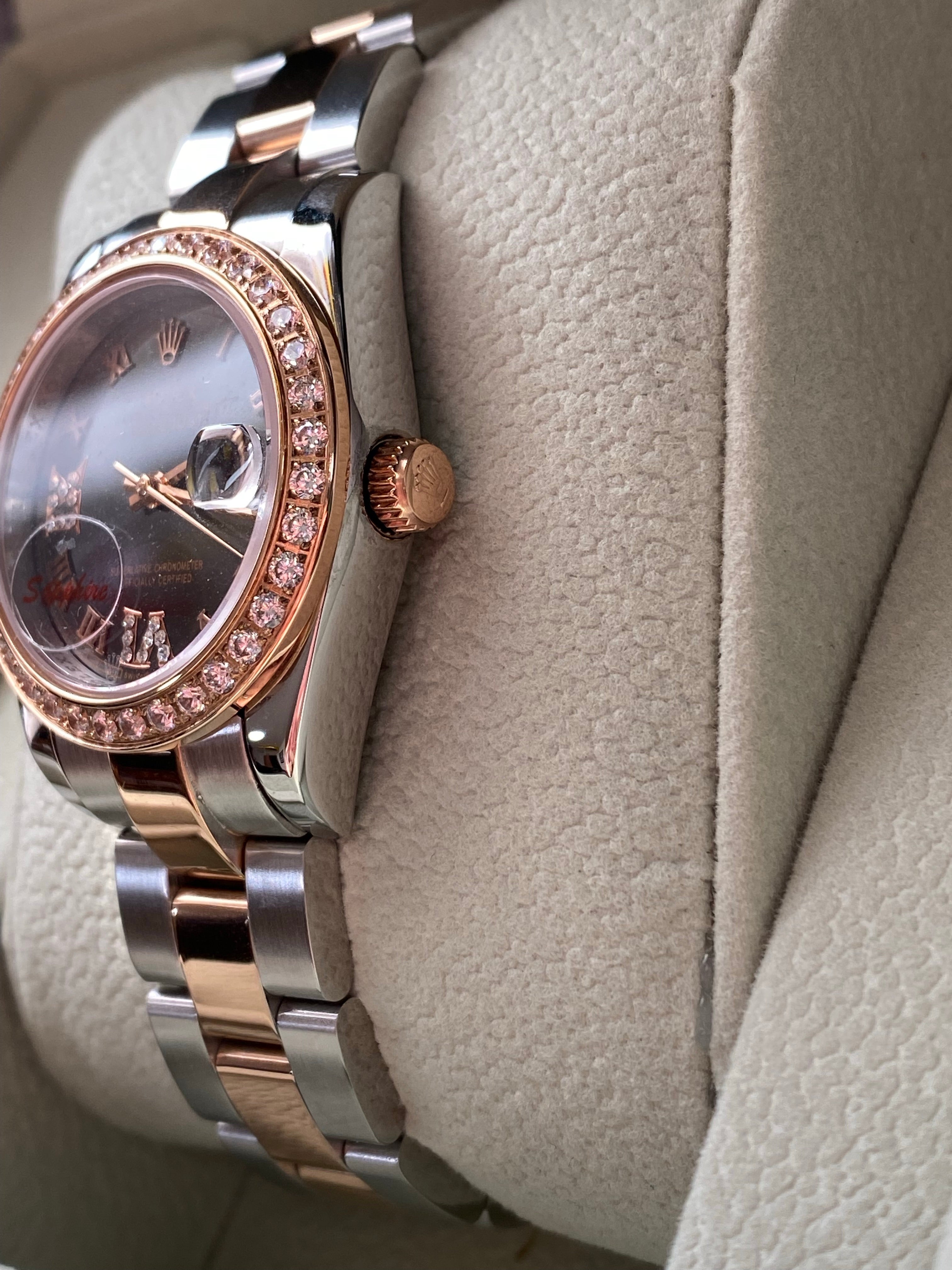 TOP ROLEX Roman With Stones - 34mm