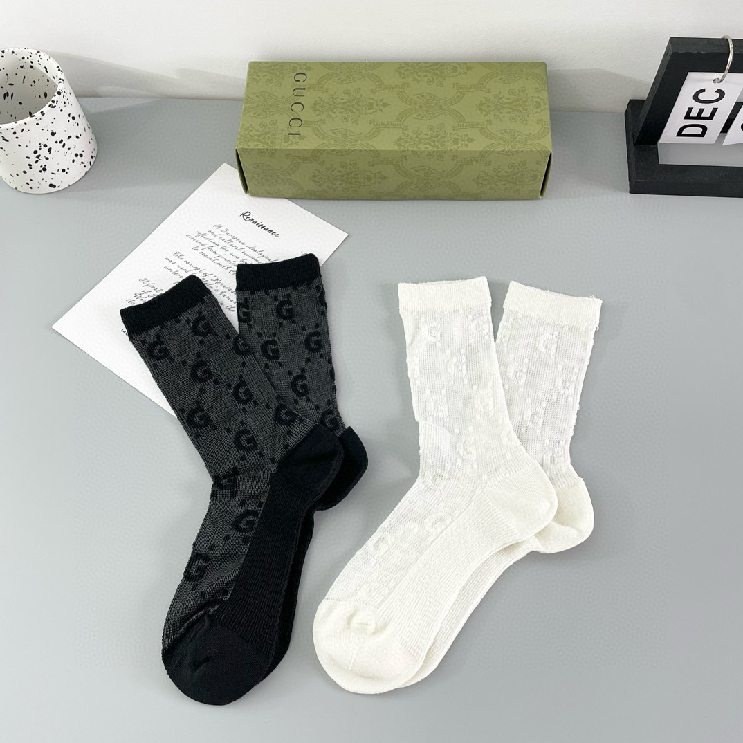 TOP GUCCI Socks - 2 Pieces as a Set