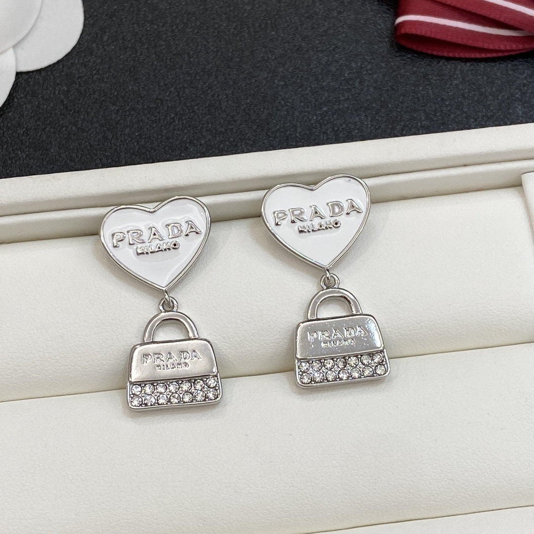 TOP PRADA Love Earrings - 4 Colour
