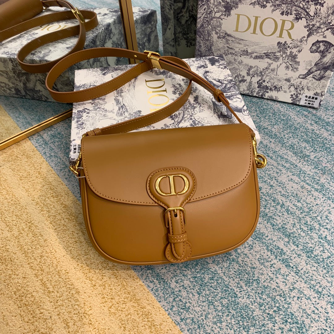 TOP Christian Dior Bobby Bag Medium 23cm  - Brown