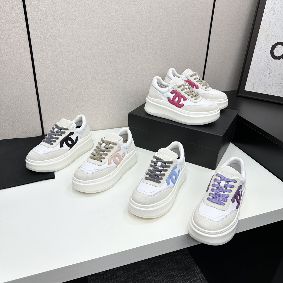 TOP CHANEL Casual Sneakers - 5 Colors