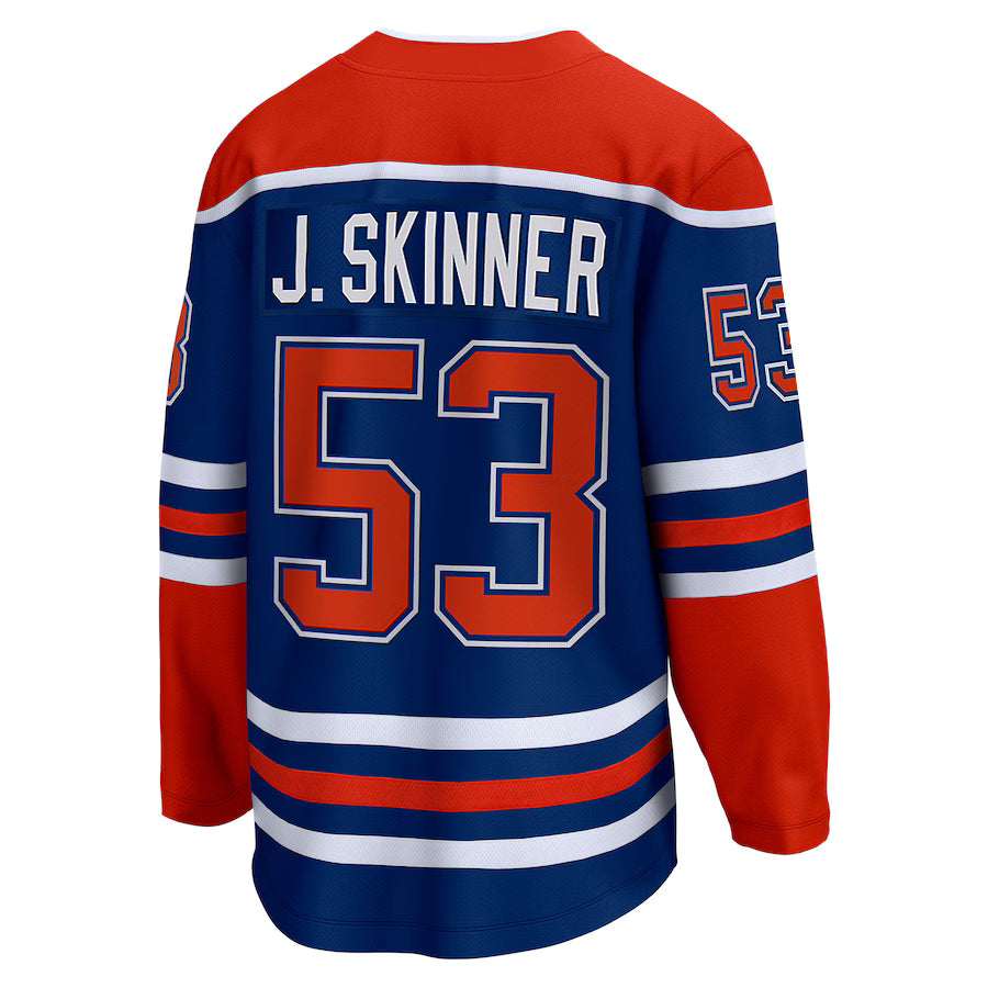 Jeff Skinner Edmonton Oilers NHL Fanatics Breakaway Royal Home Jersey