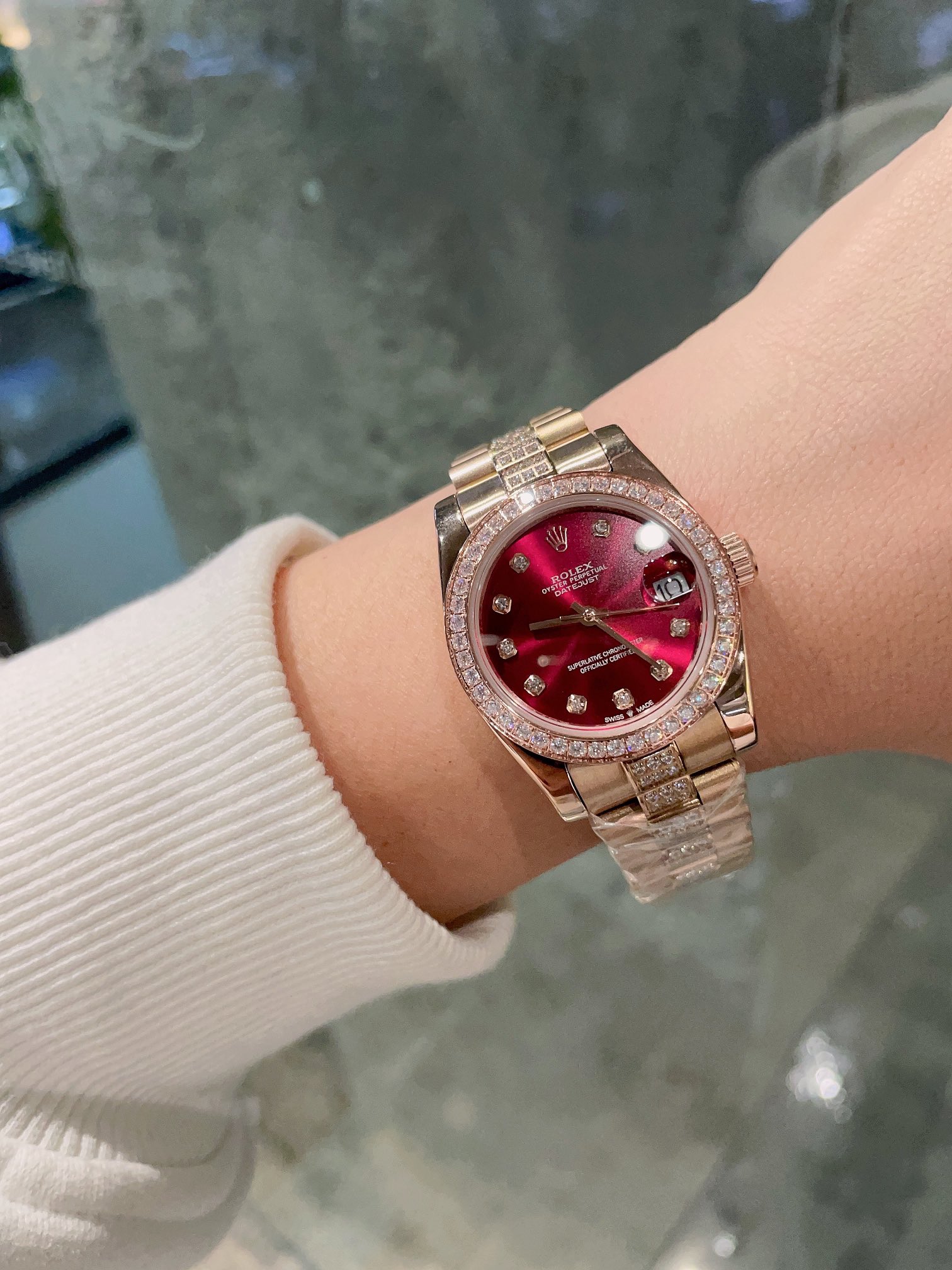 TOP ROLEX Rolex Watch 31mm  - Gold