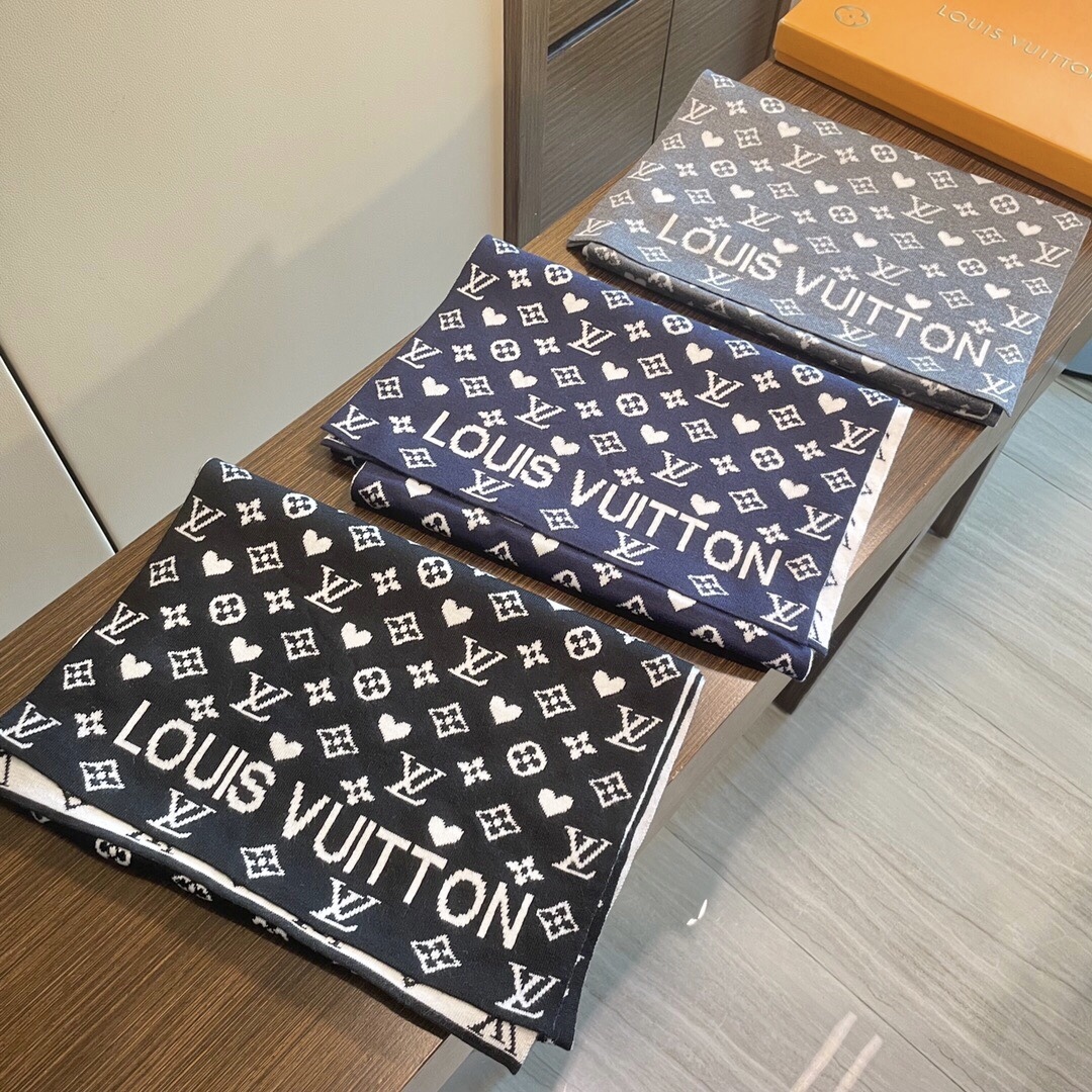TOP Louis Vuitton LV Scarf 32x180cm - 3 Colors