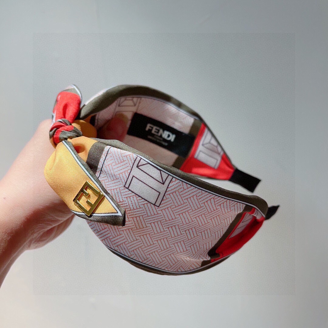 TOP FENDI Colorful Bow Tie Headband - 3 Colors