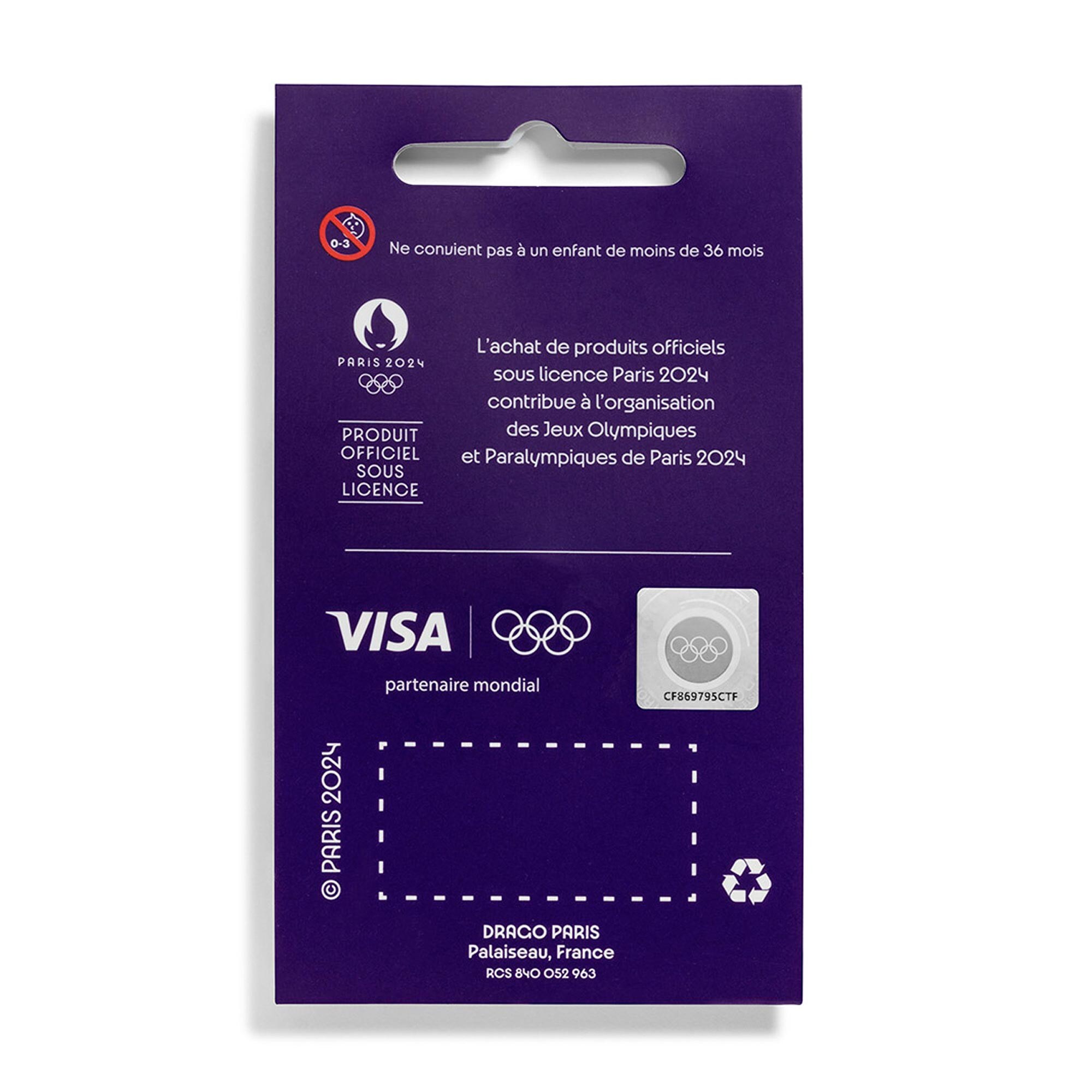 Paris 2024 Olympics Gymnastics Pin Badge