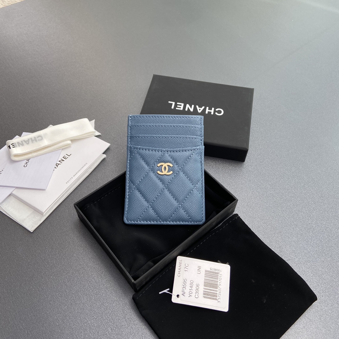 TOP CHANEL Card Case 11.5x8cm - 4 Color