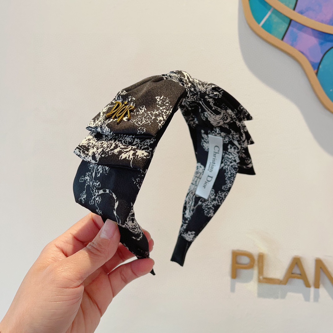 TOP Christian Dior New Hairband - 2 Colors