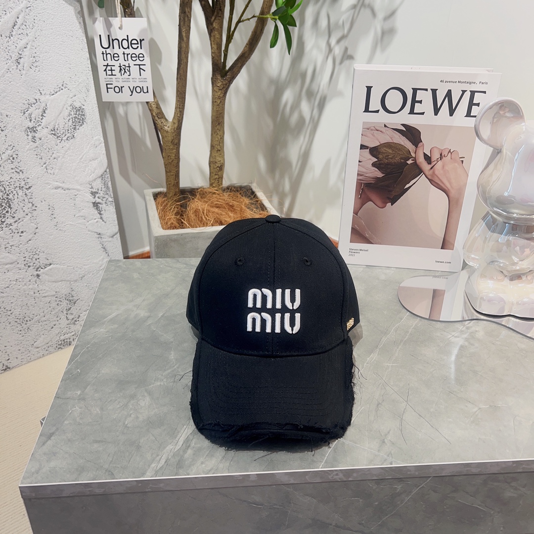 TOP Miu Miu Baseball Cap - 2 Colour