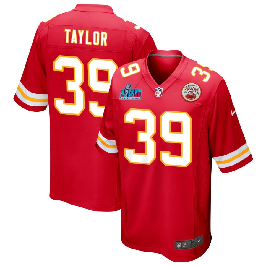 Keith Taylor Kansas City Chiefs  Super Bowl LVII Game Jersey - Red