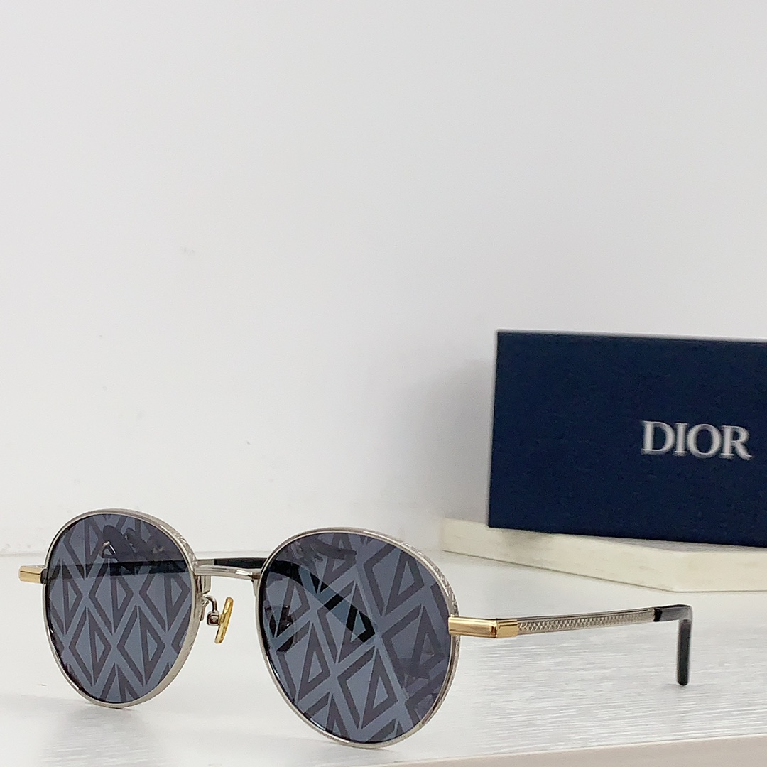 Dior Round Metal Sunglasses Top Quality (Perfect Replica）