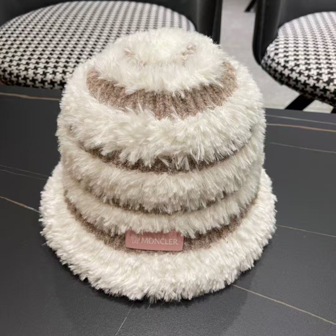 MONCLER Knitted striped bucket hat(Replica)