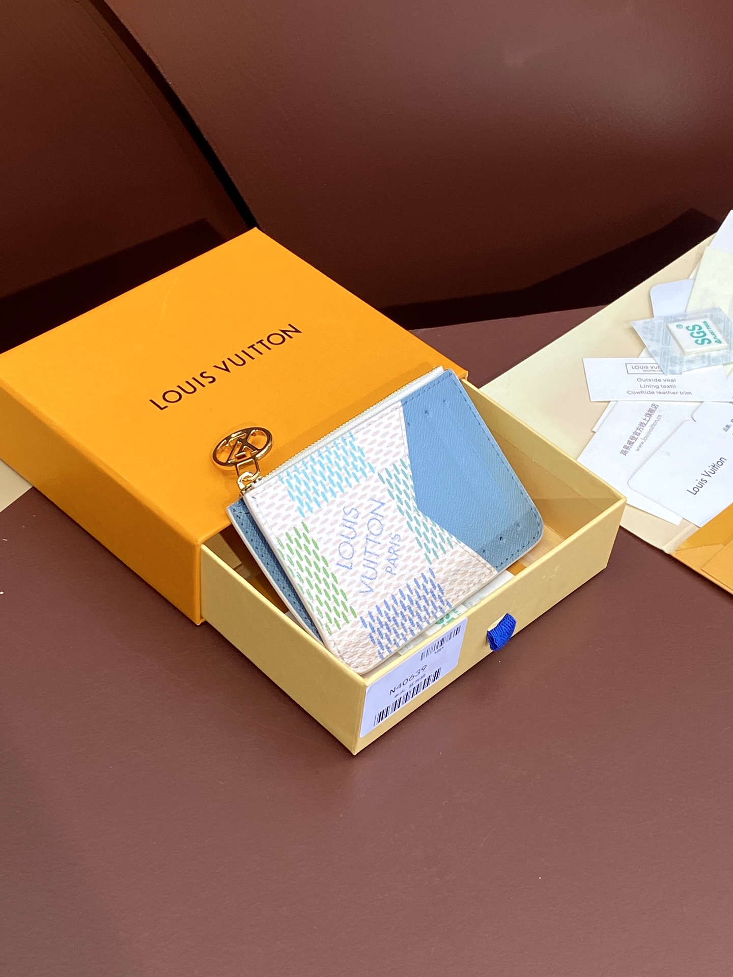 TOP Louis Vuitton LV Card Holder 12x8x0.8cm - 2 Colors