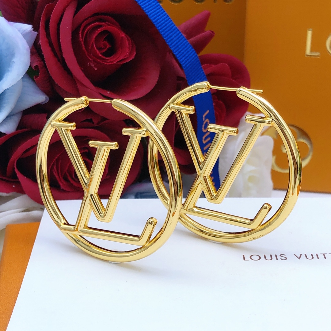 Louis Vuitton LV Circle Earrings （Replica）