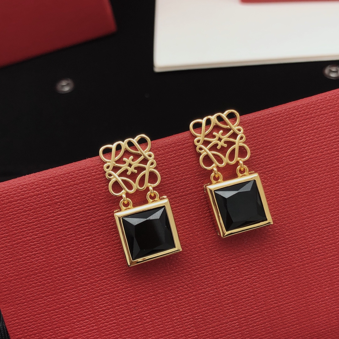 Loewe square cutout earrings