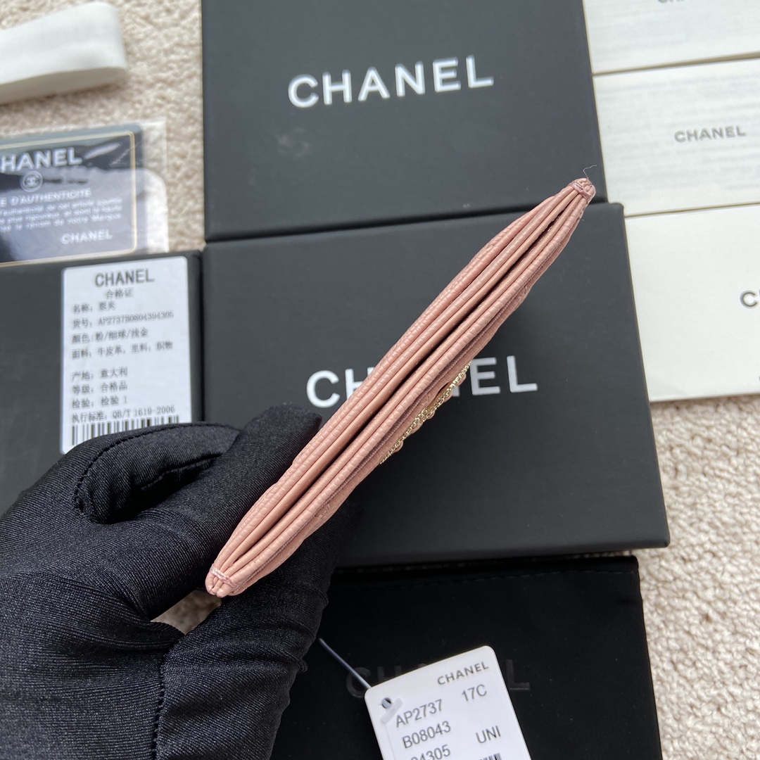 TOP CHANEL Pickup Card 11x7.5cm - Pink