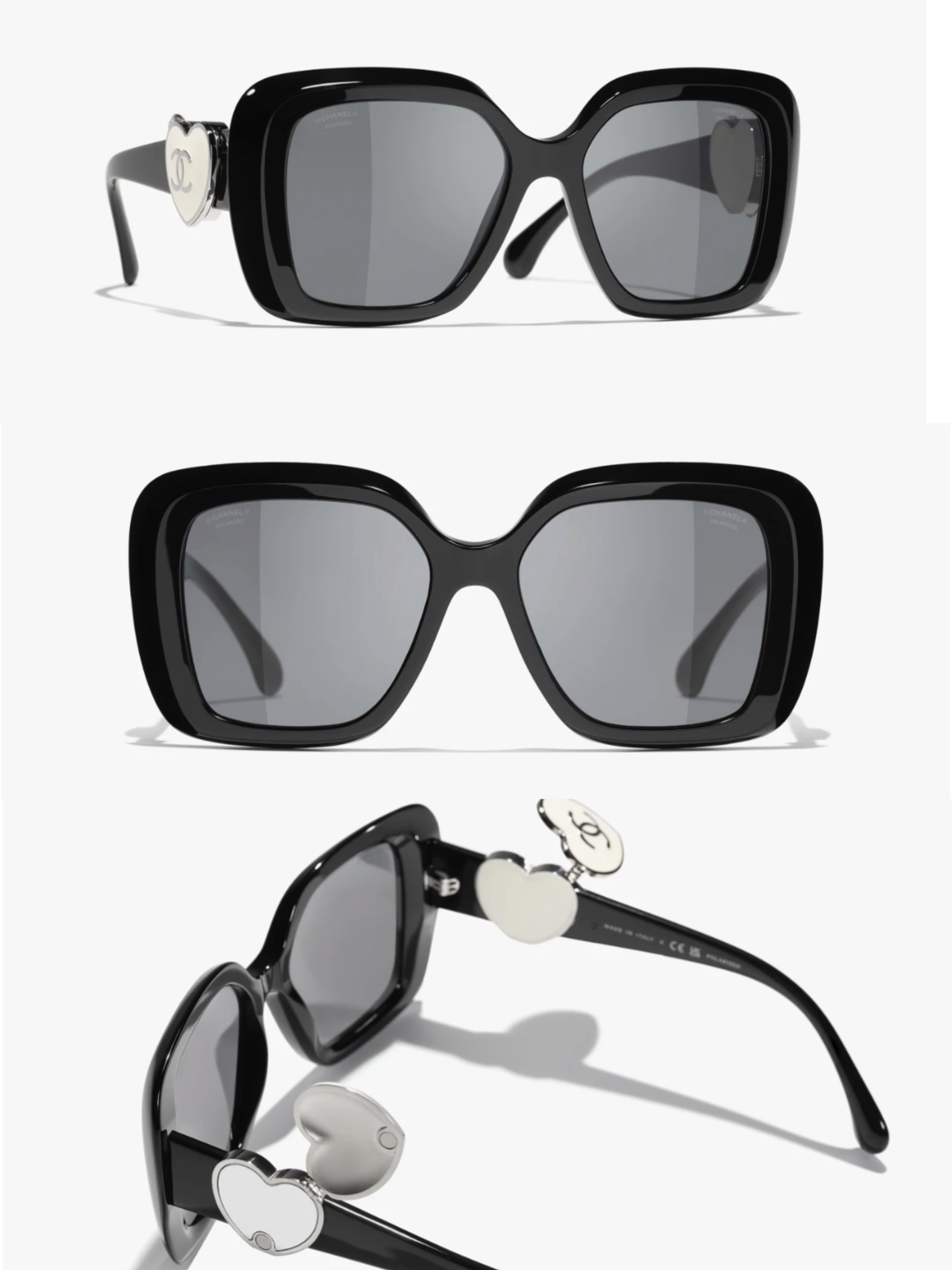TOP CHANEL Sunglasses - Black