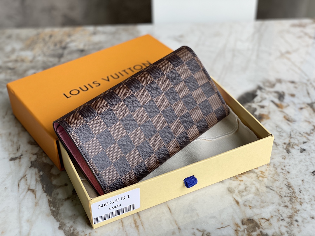 TOP Louis Vuitton LV Wallet 19 x 10.5 x 2 cm - Brown