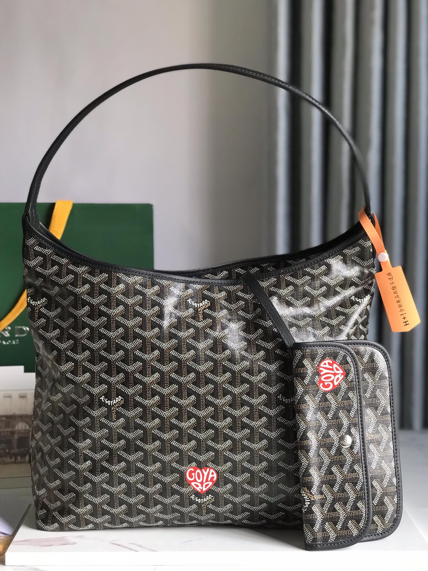 TOP Goyard Hobo Bohème Bag with Heart Printed 42×27×15cm - 7 Colour