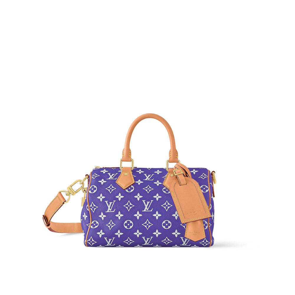 TOP Louis Vuitton LV Speedy 25 Bandoulière Bag 25x15x15cm - Purple
