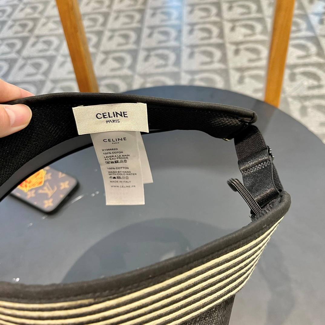 Ceiline Empty Top Hat UV Protection Large Brim Sunhat （Replica）