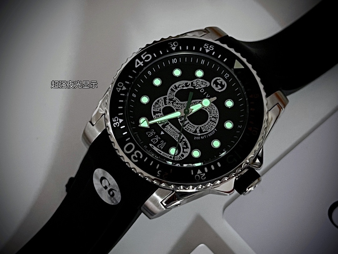 TOP GUCCI Guchi's New Unisex Diving  Watch 40 mm - 3 Colors
