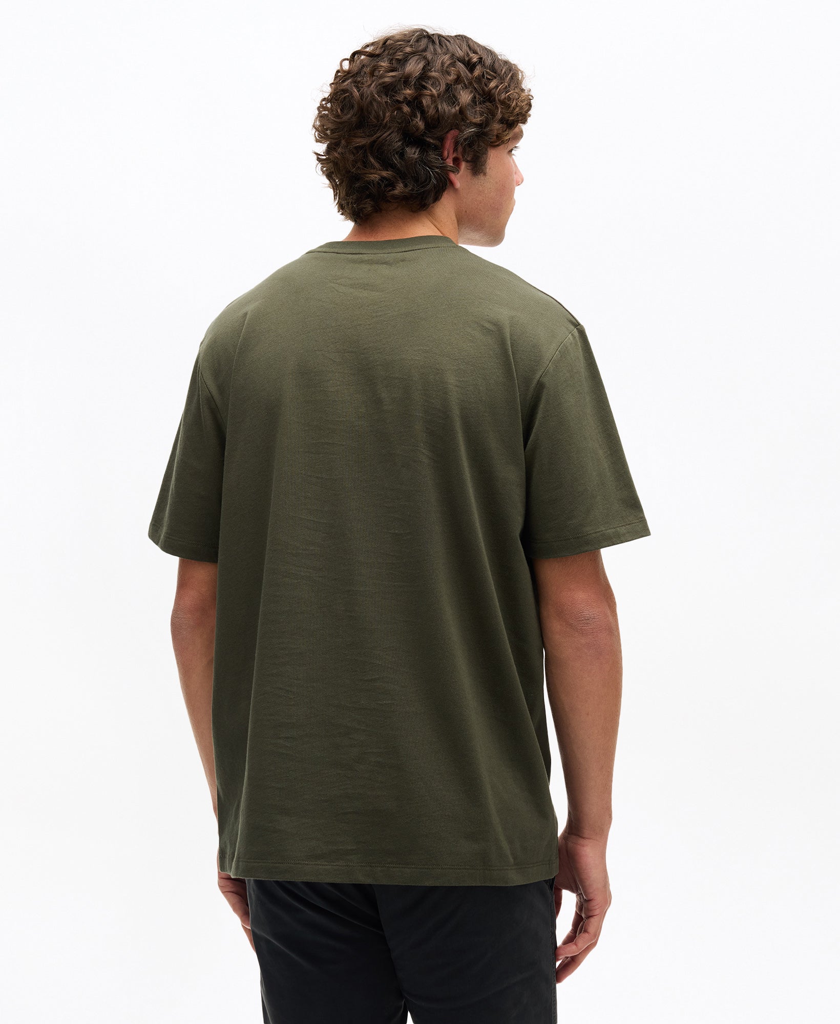 Utility Sport Logo Tee | Army Khaki Green