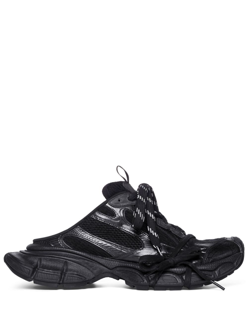Balenciaga 3XL Sneaker- Panelled-Mule-Black(Replica)