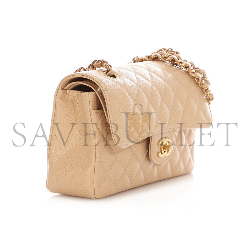 CHANEL MASTER CAVIAR SMALL CLASSIC DOUBLE FLAP 1540032 (23*13*6cm)