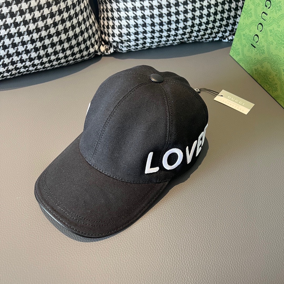 TOP GUCCI New Embroidery Baseball Cap - 2 Colour