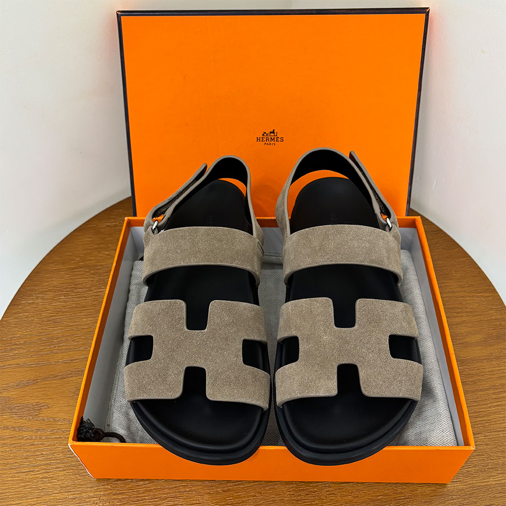 Hermès Chypre leather sandals （Replica）
