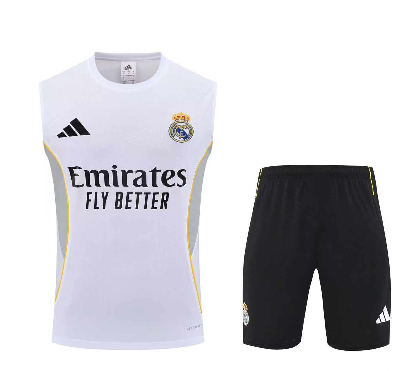 Real Madrid Pre-Match Training Vest Kits 25-26