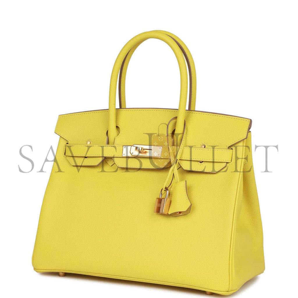 HERMES BIRKIN 30 EPSOM GOLD HARDWARE (30*22*16cm)