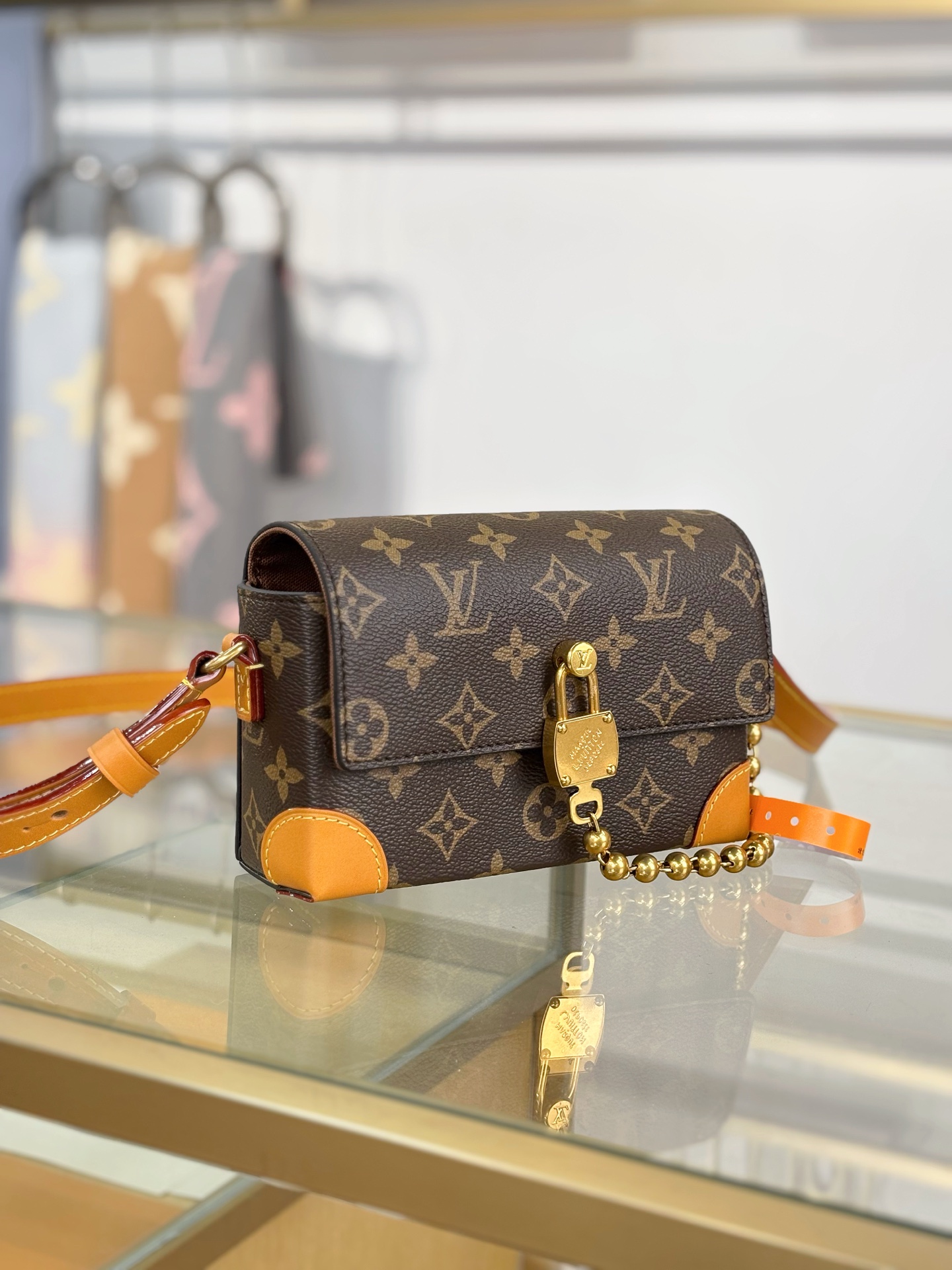 TOP Louis Vuitton LV Steamer Bag 18x11x6.5cm - Brown