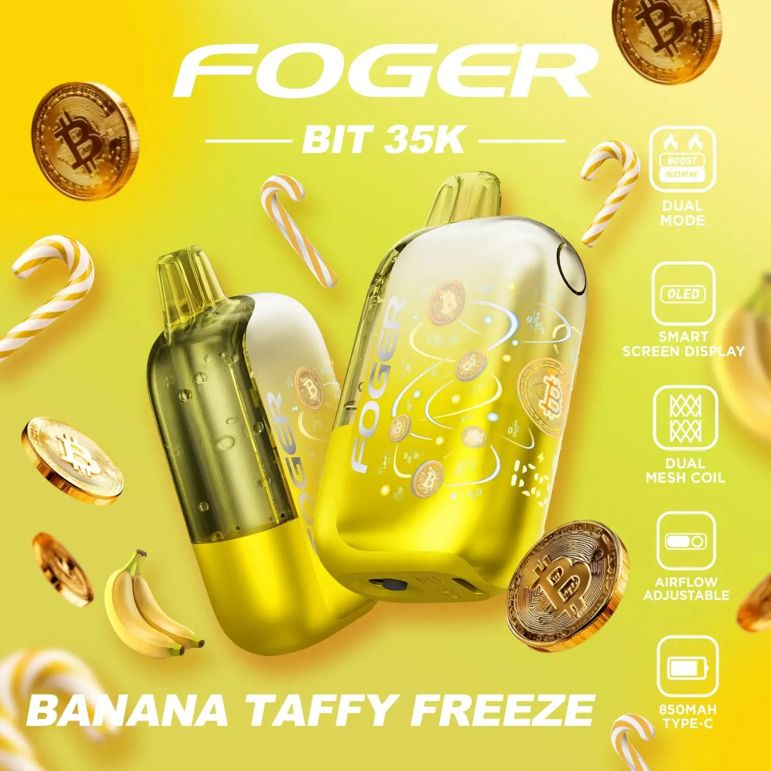 Foger Bit 35K Disposable Vape (5%, 35000 Puffs)