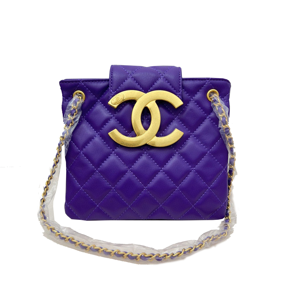Chanel  Vintage Logo Quilted   Shoulder Bag（10A Mirror Version）
