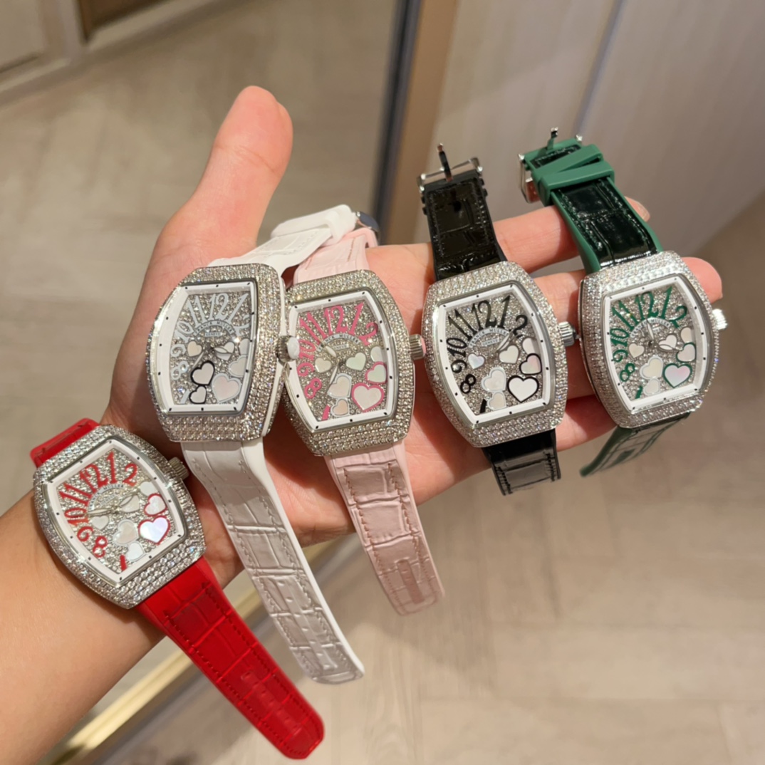TOP Franck Muller V32 Women's Watch 32mm*42mm-6 Colors