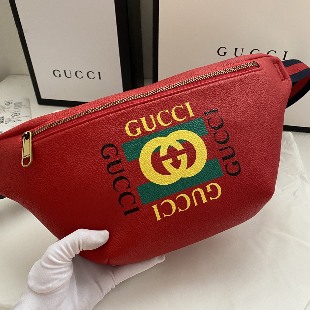 Gucci Leather Waist Bag(Replica)