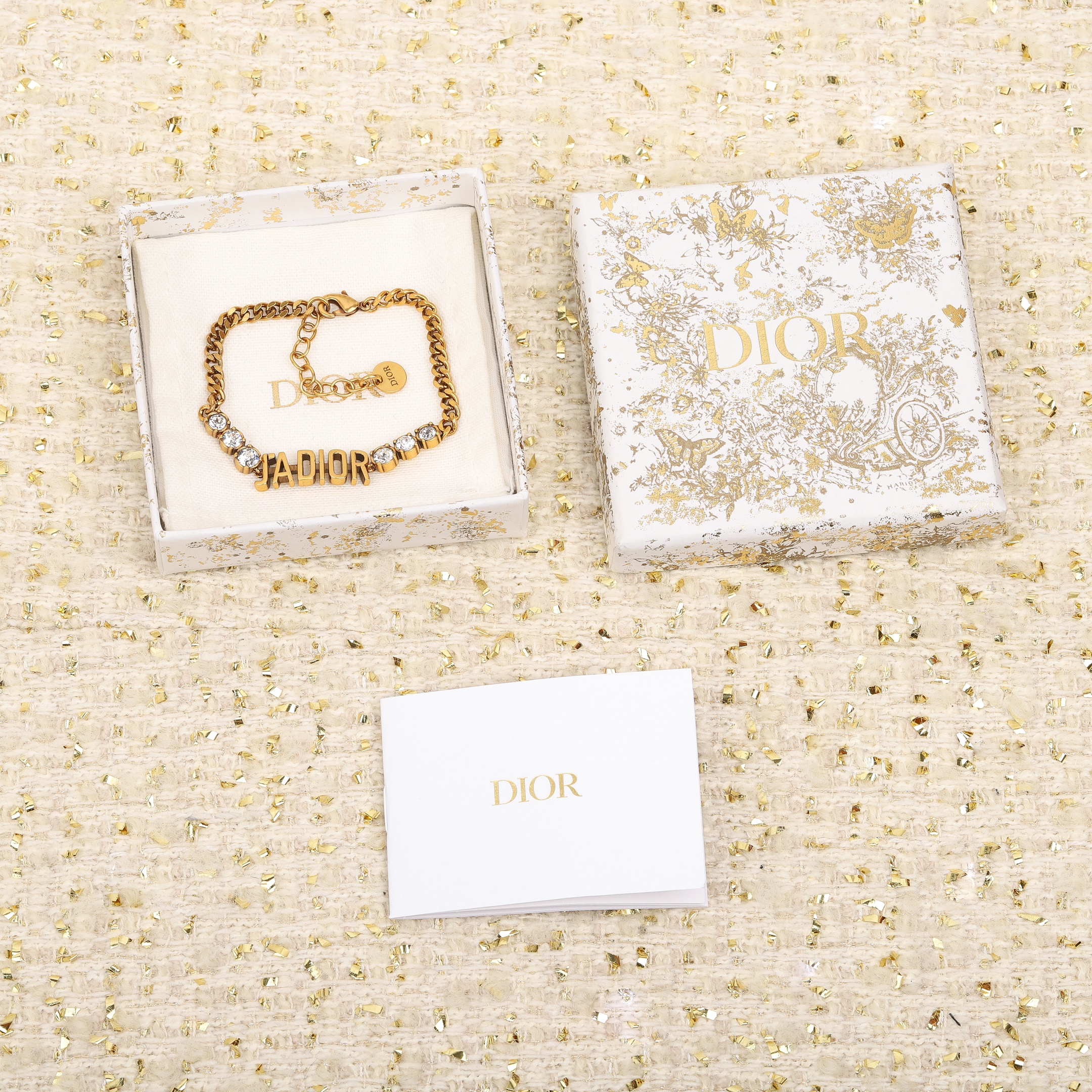 TOP Christian Dior CD Bracelet - Gold