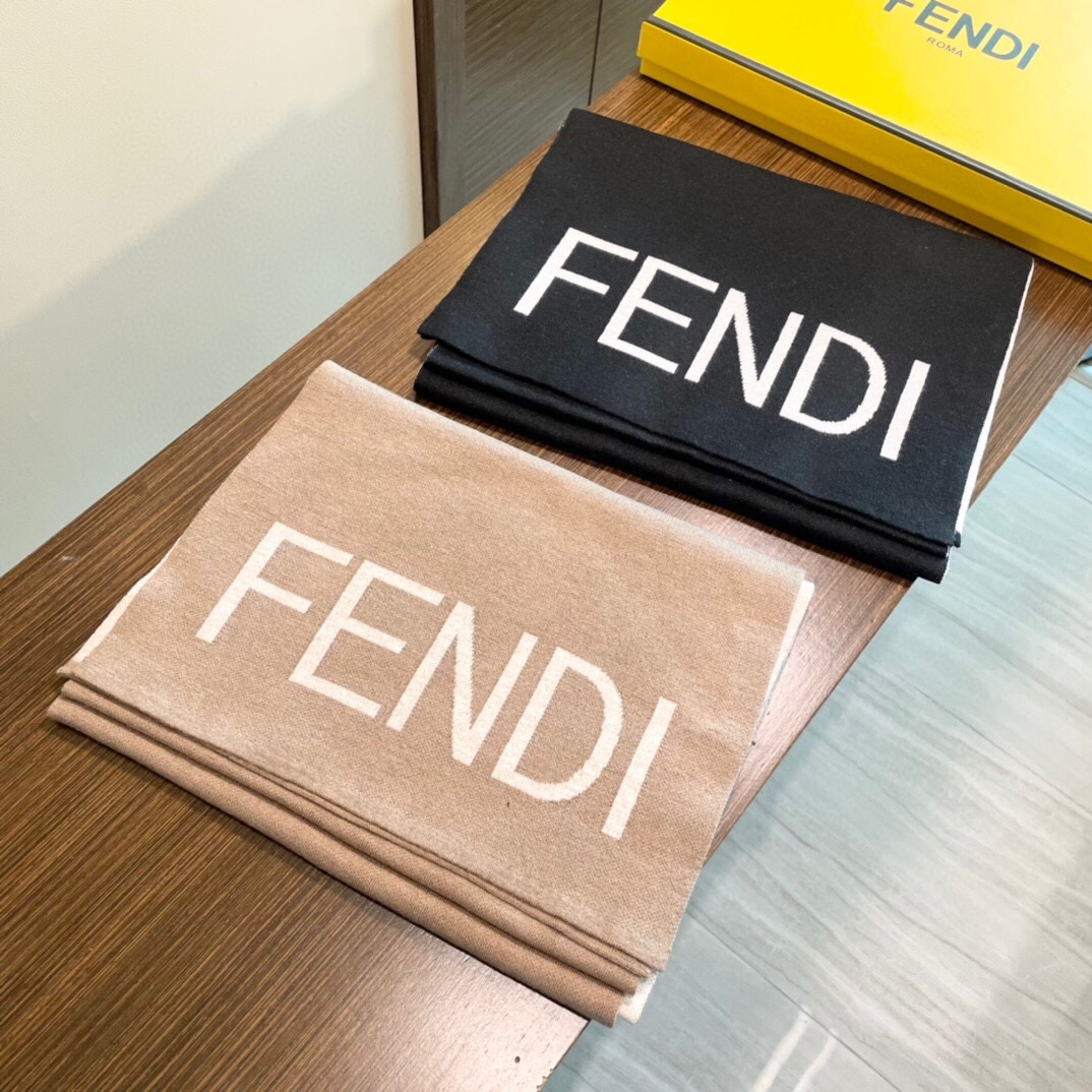 TOP FENDI Cashmere Scarf 200*32cm -2 Colors