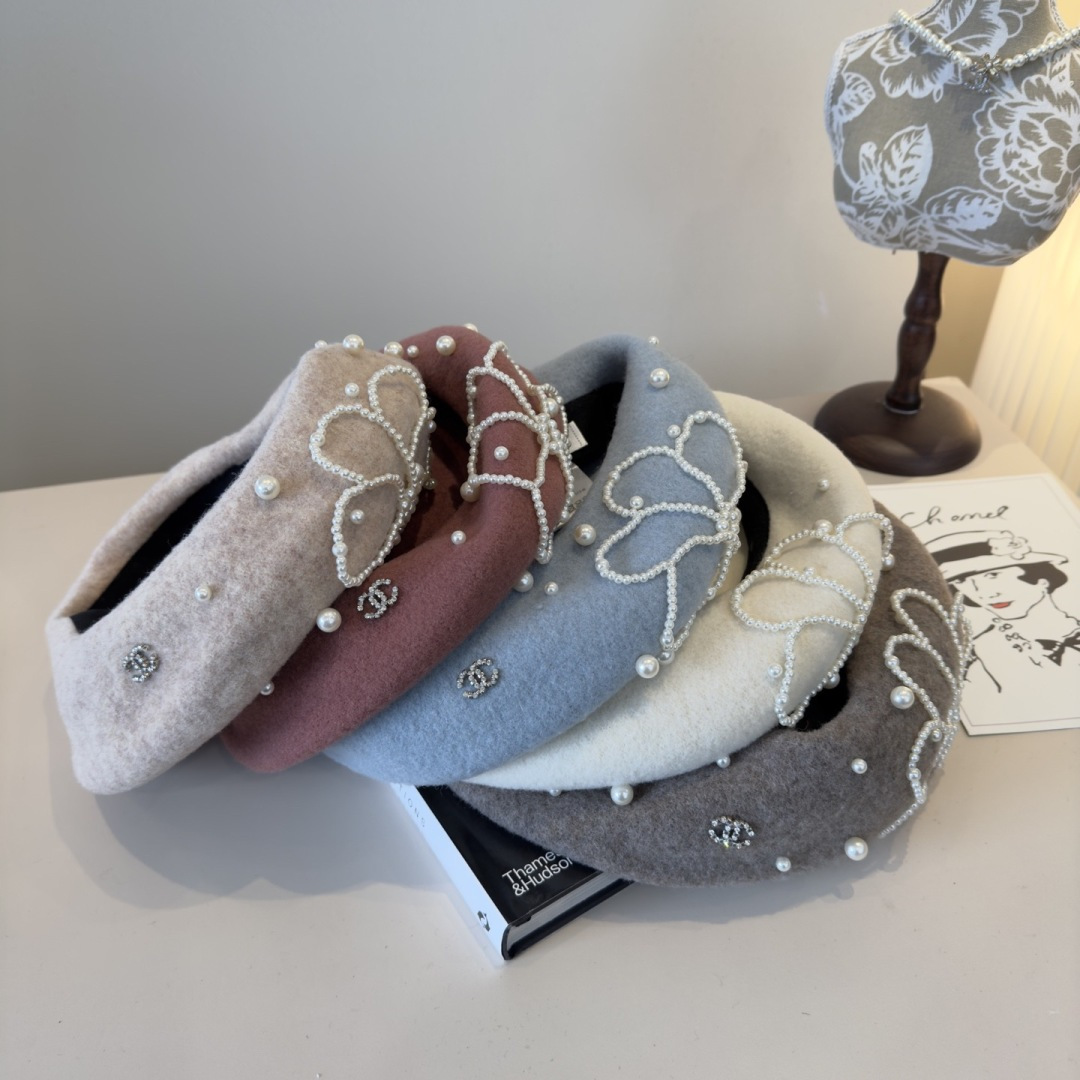 TOP CHANEL Beret Hat - 5 Colors