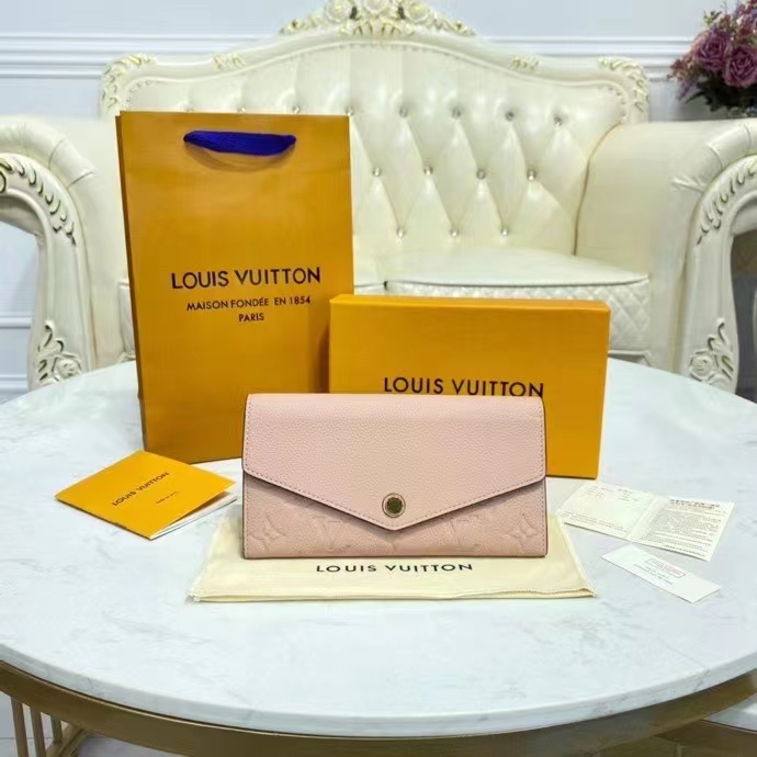 TOP Louis Vuitton LV Sarah Empreinte Wallet 19cm - 6 Colors