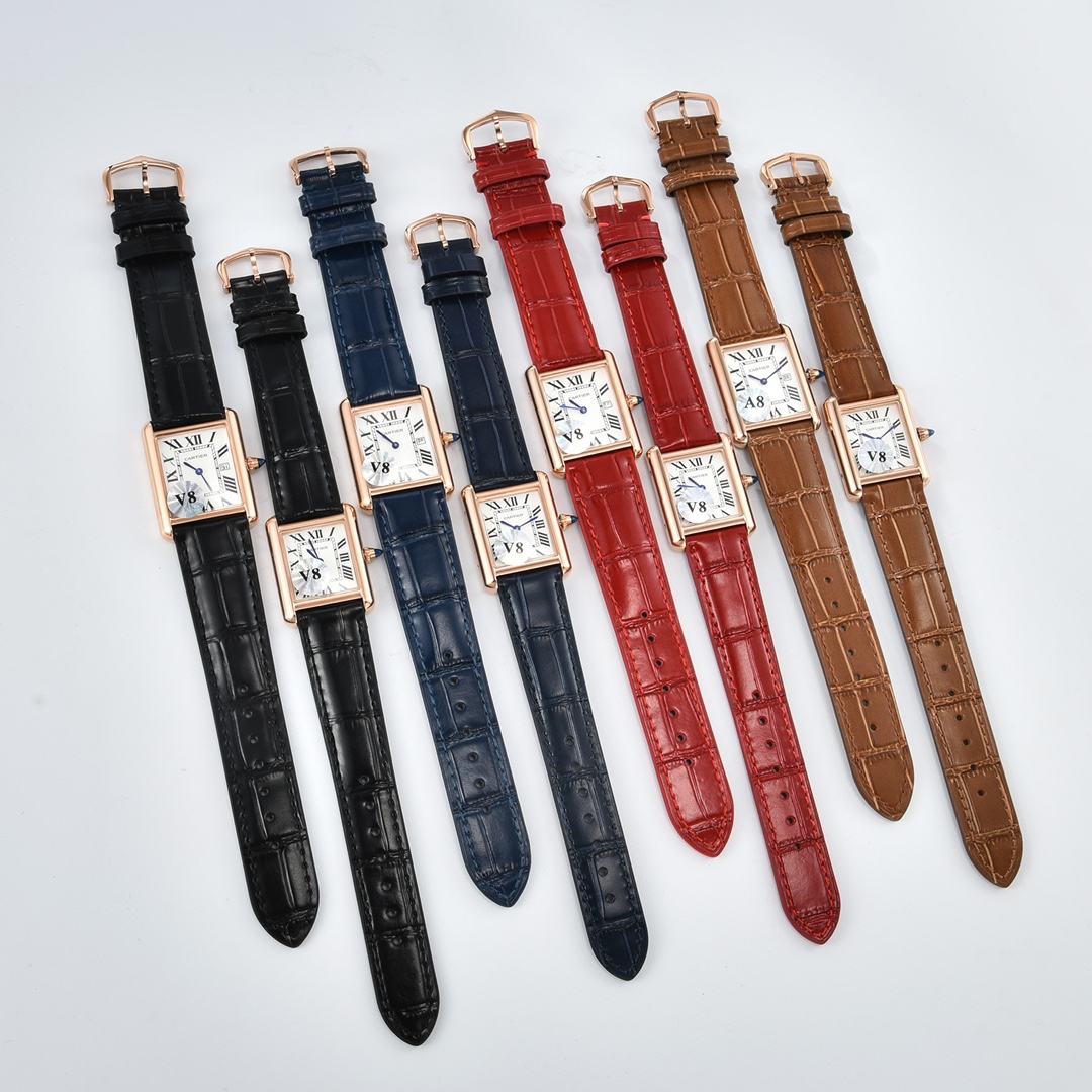 TOP Cartier Tank Watches  - 4 Colors